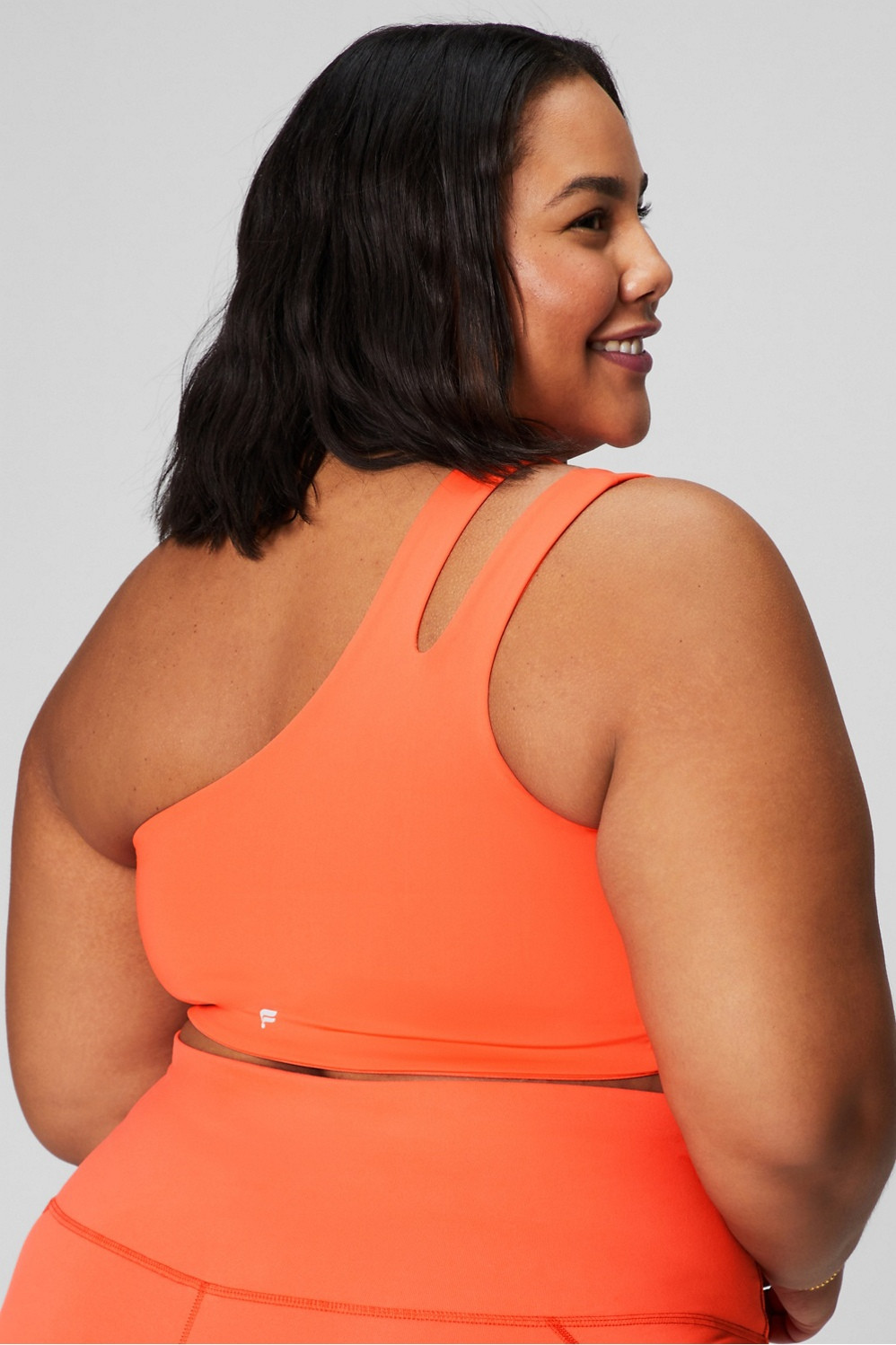 Asymmetrical Double Strap Midi Bra | Fabletics