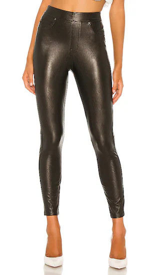 Like Leather Skinny Pant in Classic Black | Revolve Clothing (Global)