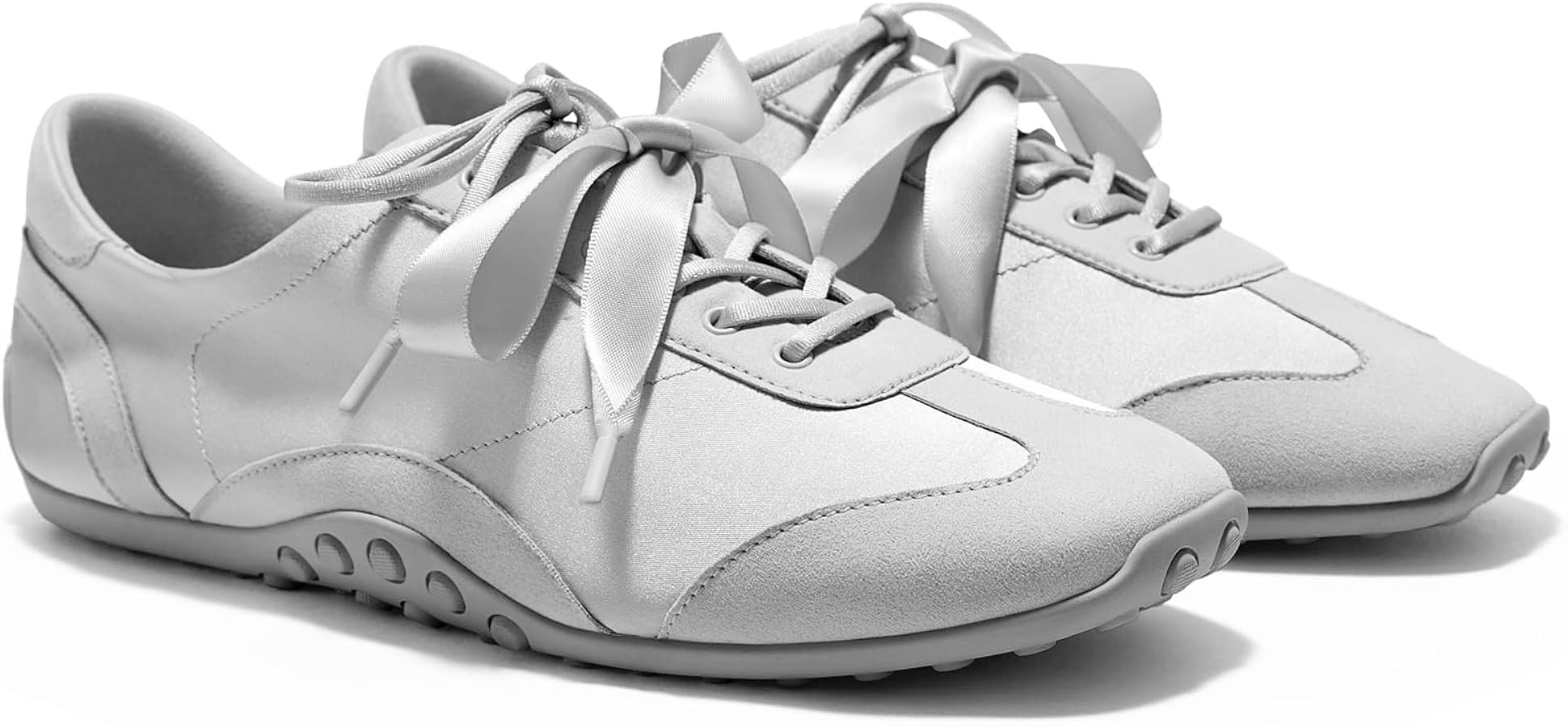 VIVAIA Carol Women's Square Toe Jogger Sneakerina Comfortable Satin Fahion Ballet Sneakers Barefo... | Amazon (US)