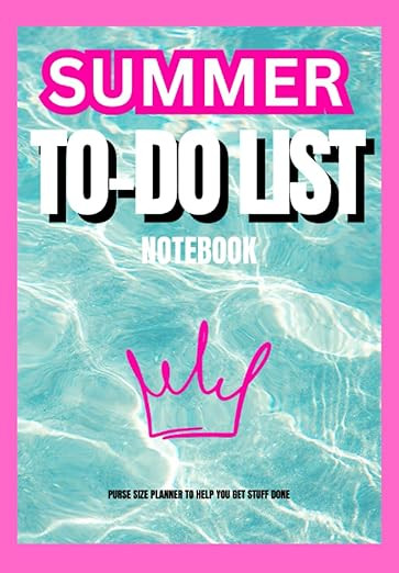 2023 SUMMER DAILY TO-DO LIST NOTEBOOK A WOMAN'S Planner to Help You Get Stuff Done: 6" x 9" Daily... | Amazon (US)
