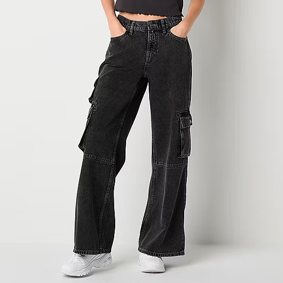 Arizona Juniors Airy Drape Womens Low Rise Loose Fit Jean | JCPenney