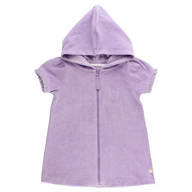 RuffleButts Lavender Terry Full-Zip Cover Up | Target