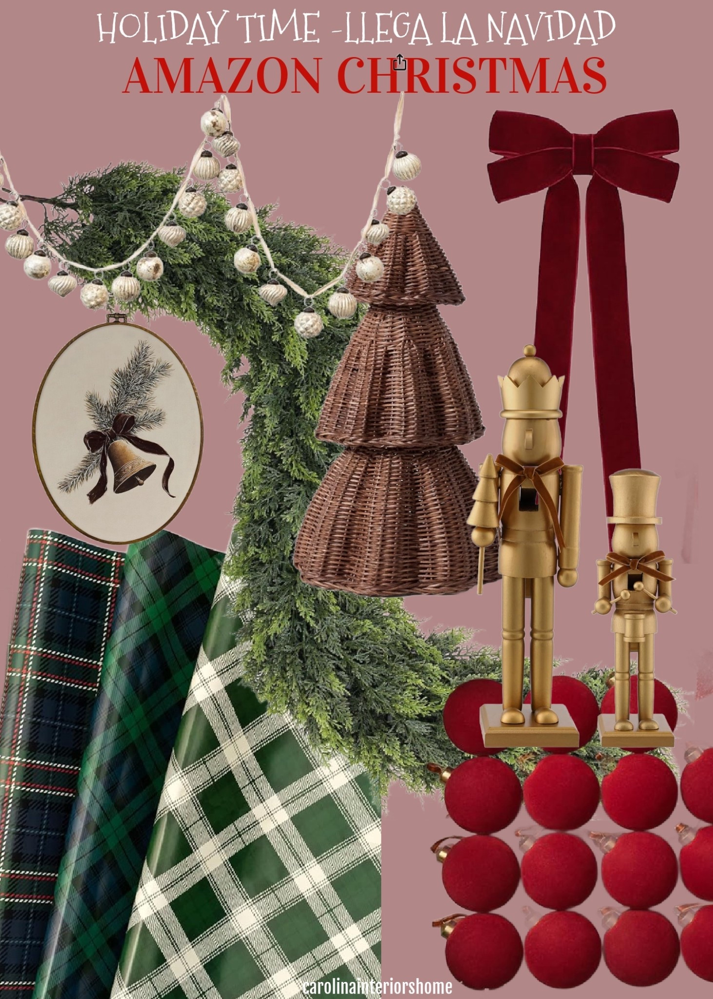 Amazon ! Todo lo verde y rojo GRITA NAVIDAD 🎄 algunas de las más lindas y económicas decoraciones. Algunas ya las ordené.  En los próximos vídeo en el canal verán como decoro con ellas. 


#LTKSeasonal #LTKHome #LTKFindsUnder50