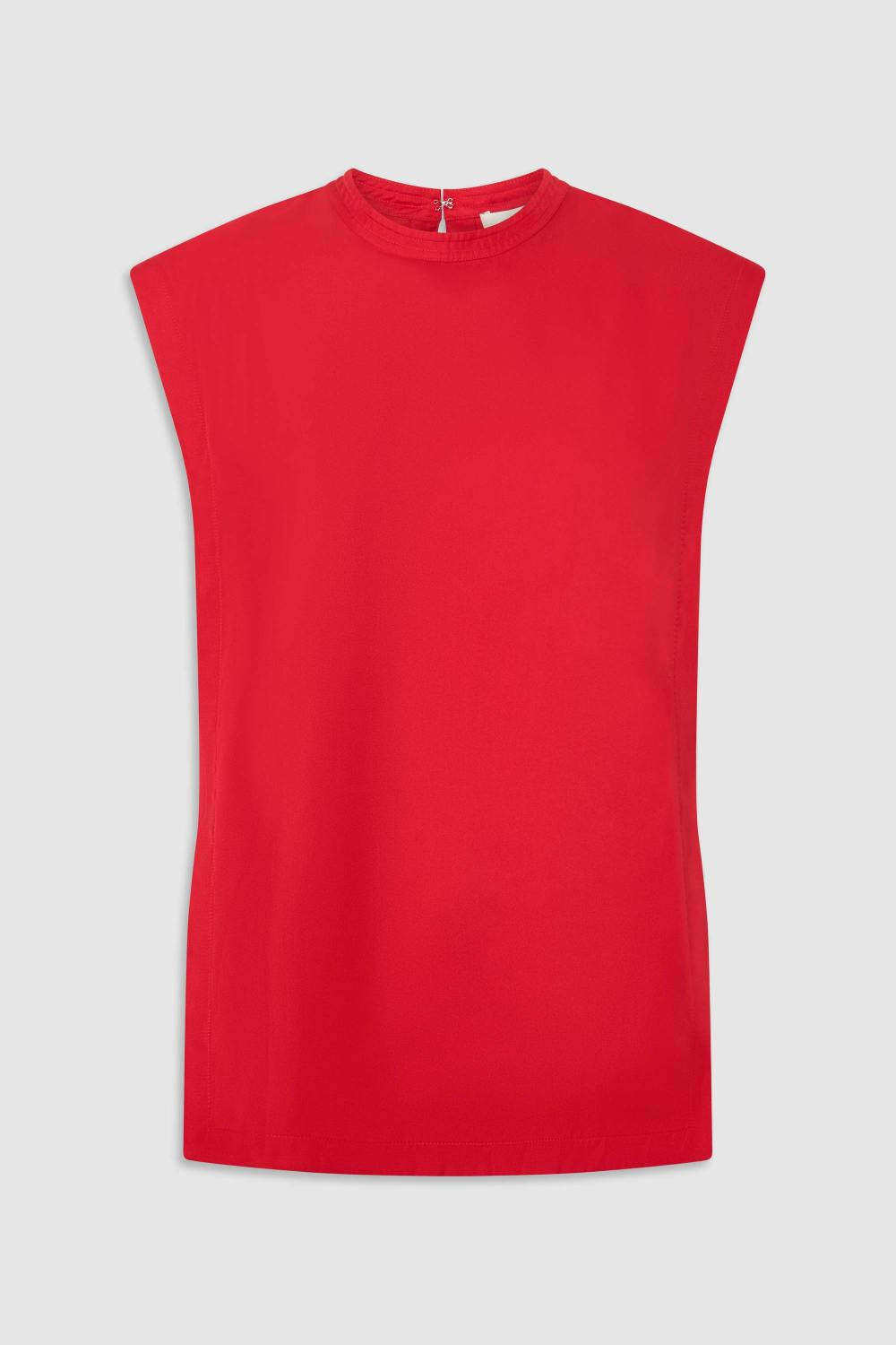 Silk Shell Top Poppy | Oroton