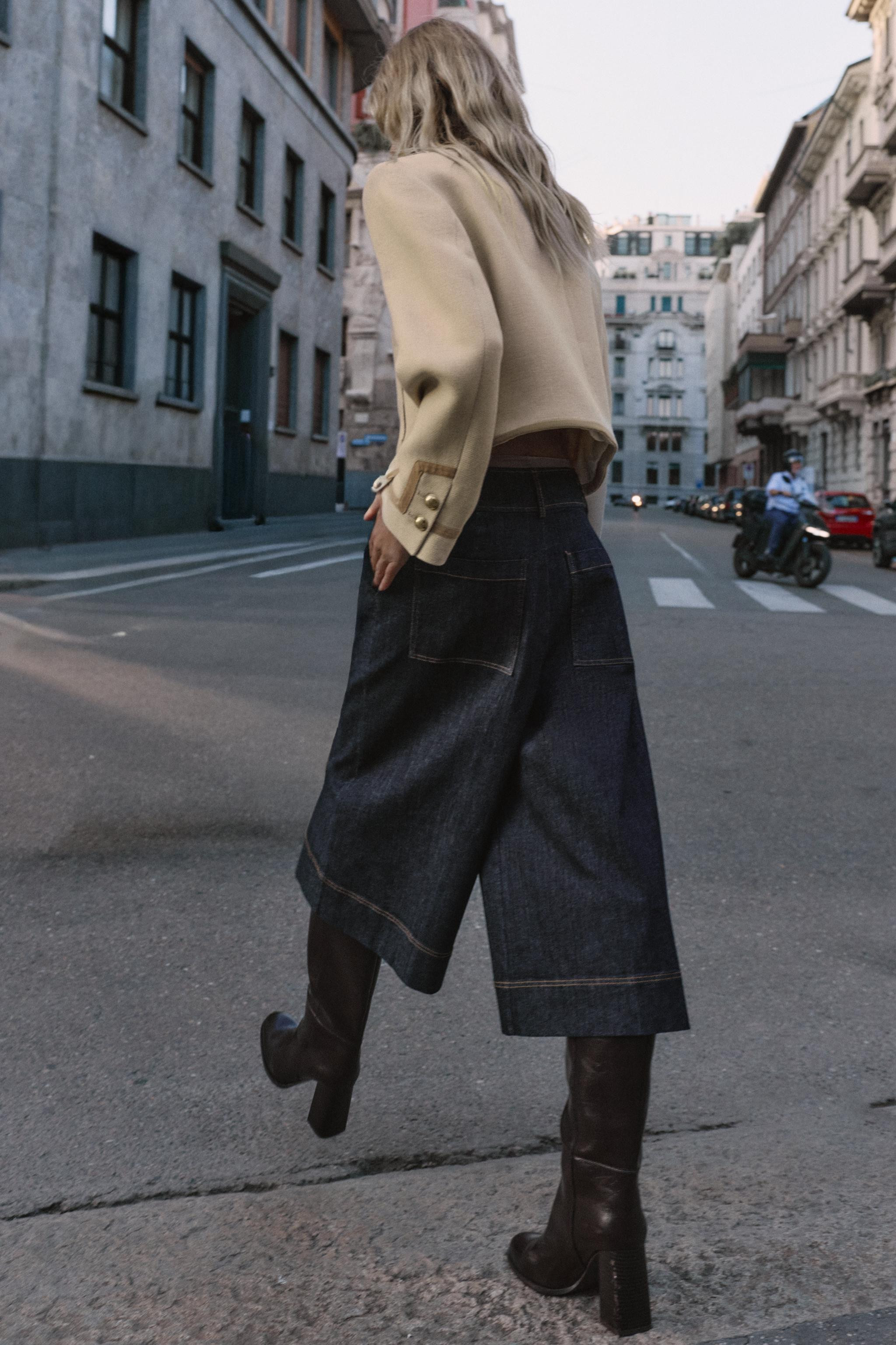 FROG FASTENER SHOULDER PAD JACKET | Zara US