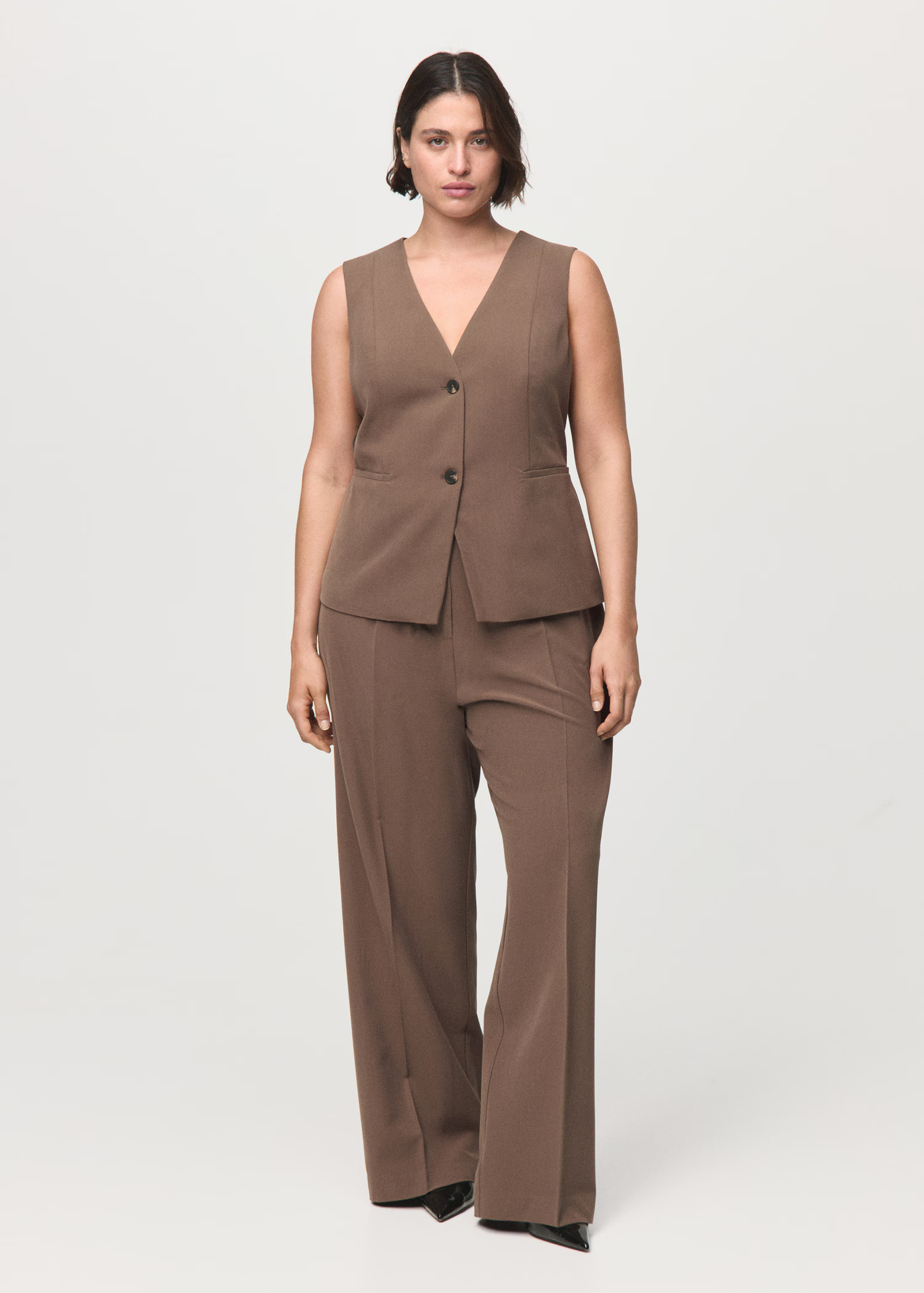 Long suit-style jumpsuit - Women | MANGO USA | Mango (US/MX/AU)
