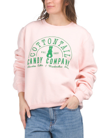 Cottontail Candy Company Crew Neck Sweatshirt | Juniors | Marshalls | Marshalls