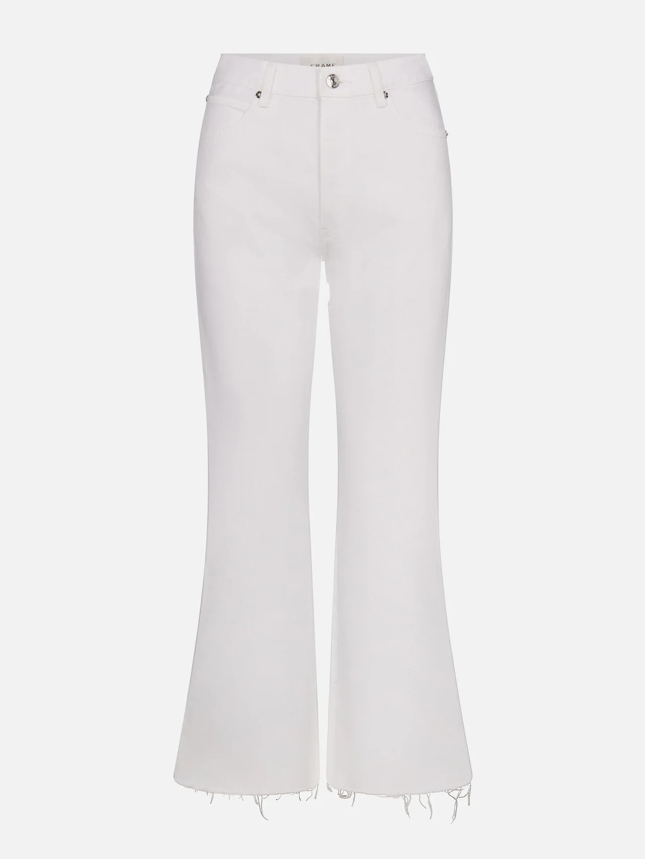THE LAX WHITE RAW FRAY | Frame Denim