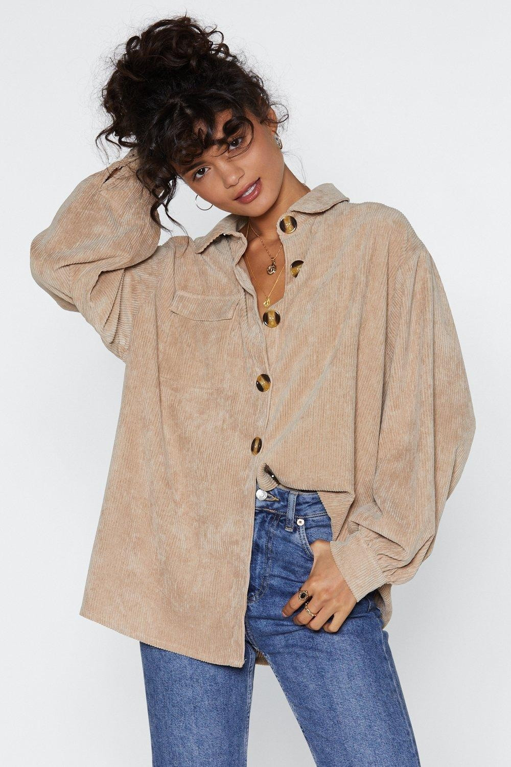 Big Cord and Beautiful Oversized Shirt | NastyGal (US & CA)