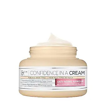 IT Cosmetics Confidence in a Cream - Hydrating & Anti Aging Face Moisturizer, Visibly Reduces Fin... | Amazon (US)