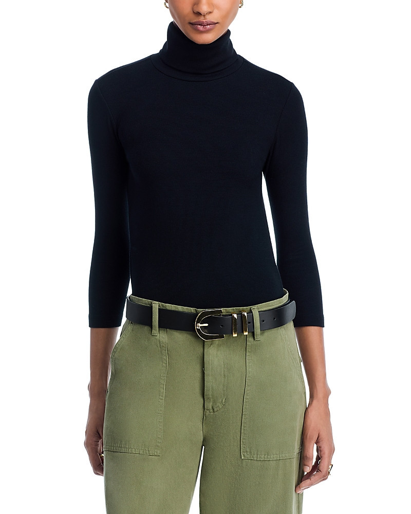 L'Agence Aja 3/4 Sleeve Turtleneck Tee | Bloomingdale's (US)