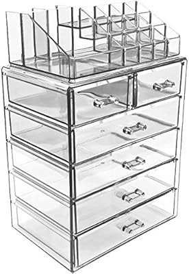 Sorbus Cosmetic Makeup and Jewelry Storage Case Display - Spacious Design - Great for Bathroom, D... | Amazon (US)