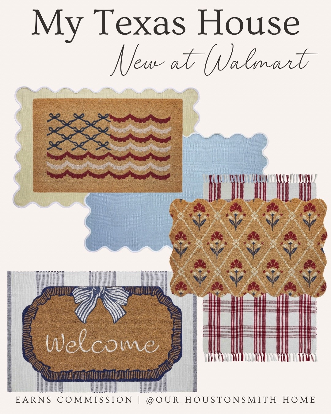 New doormats from My Texas House! These come in bigger sizes for large or double front doors. 

#LTKHome #LTKSeasonal