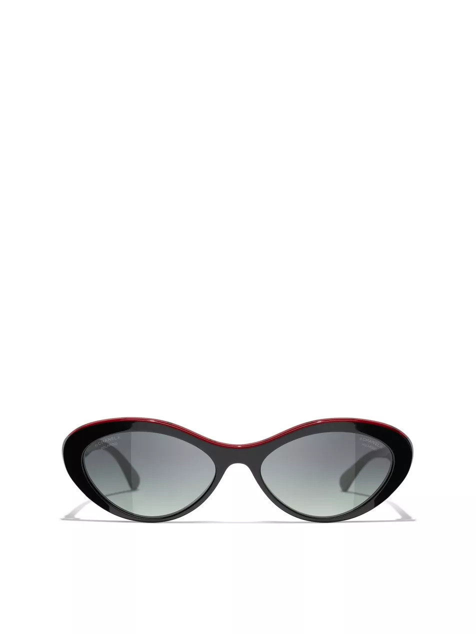 CHANEL - CH5416 Oval-Frame Acetate Sunglasses | Selfridges.com | Selfridges