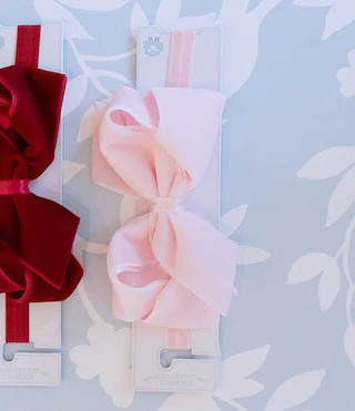 Edgehill Collection x The Broke Brooke Isabella Velvet Bow Headband | Dillard's | Dillard's