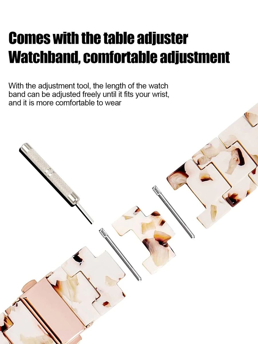 Textured Pattern Watchband Compatible With Apple Watch | SHEIN