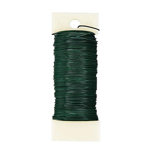 BEADNOVA Floral Wire 38 Yards 22 Gauge Paddle Wire for Wreath Making Craft Florist Floral Flower Arrangements Garland | Amazon (US)