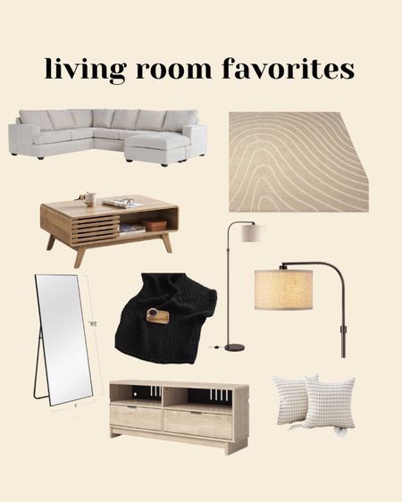 the exact pieces in our living room! neutral/minimalist tones with black accents! 