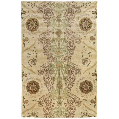 Rectangle Wool Area Rug | Perigold