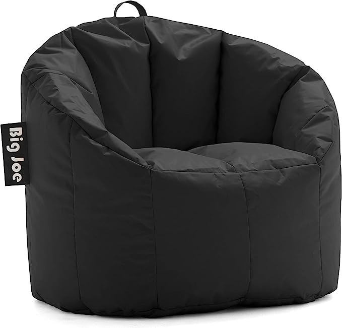 Big Joe Milano Bean Bag Chair, Black Smartmax, 2.5ft | Amazon (US)
