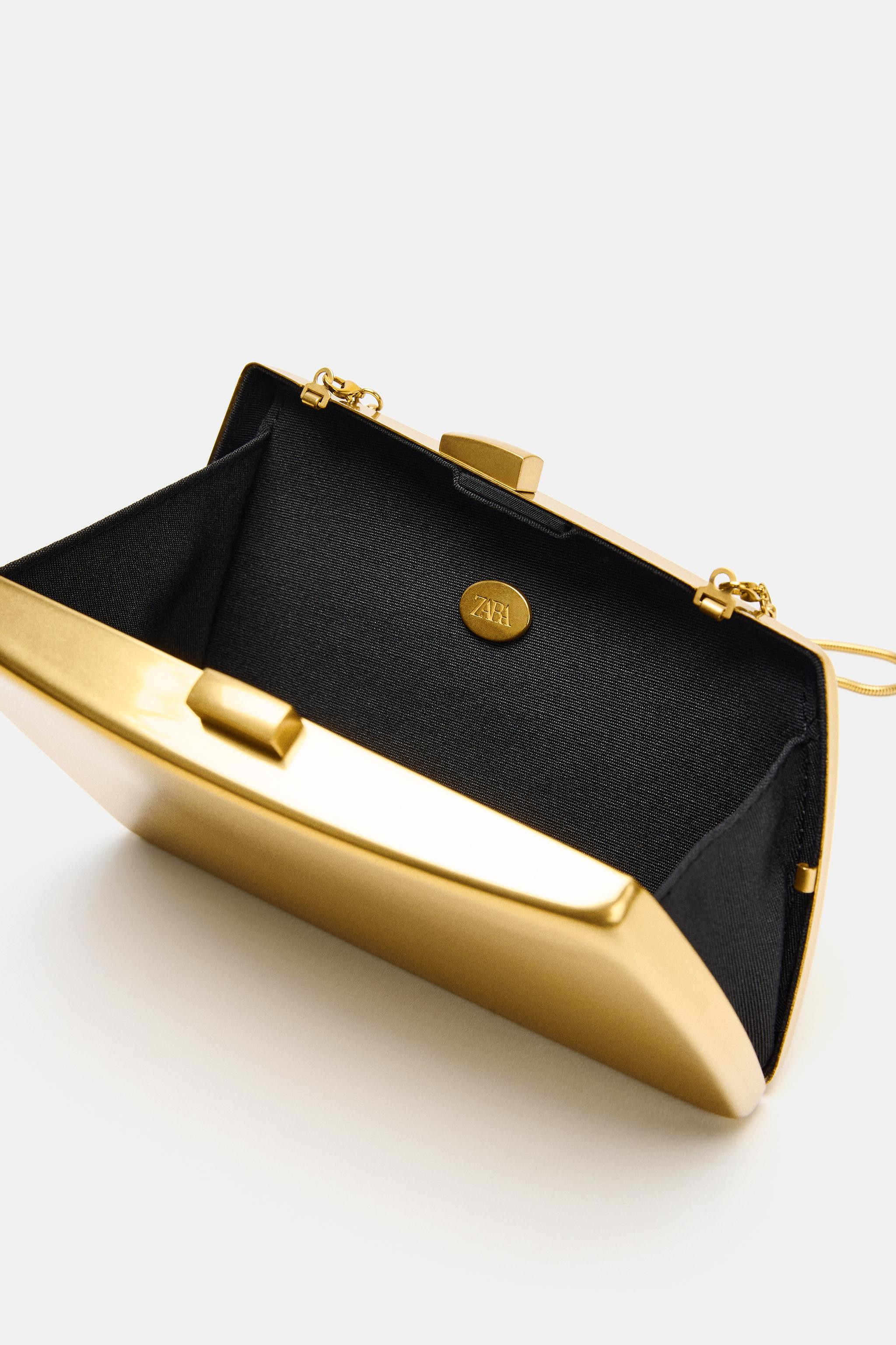 METAL CLUTCH BAG | Zara US