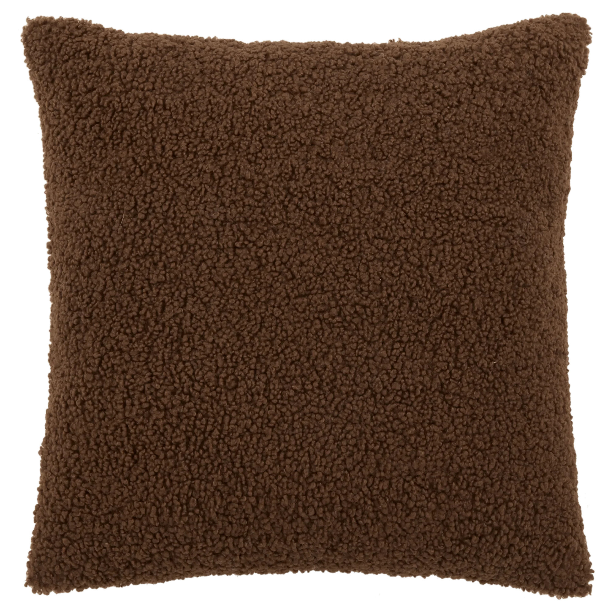 Brown Doodle Boucle Decorative Throw Pillow | Bouclair