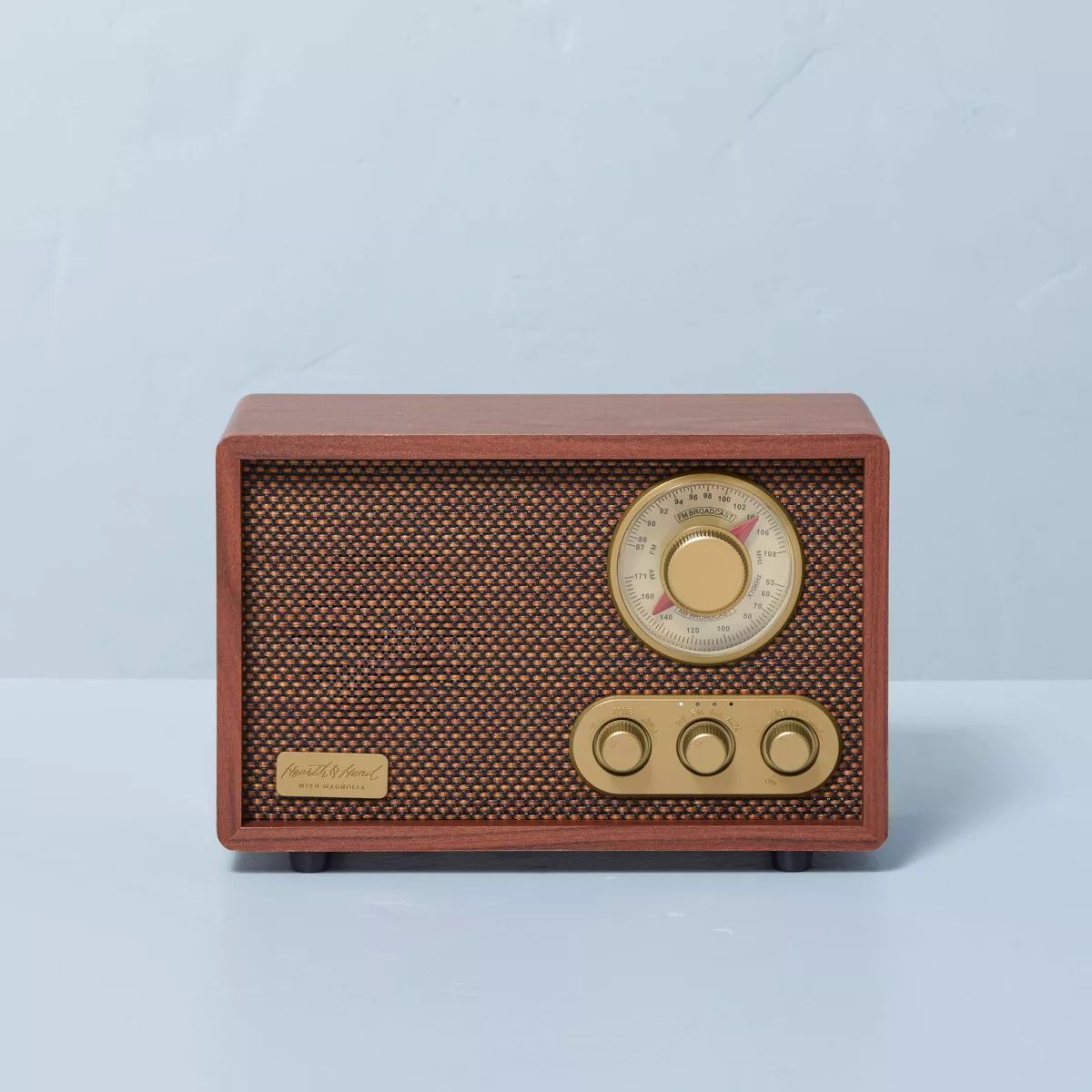 Portable AM/FM Bluetooth Radio Tonal Brown - Hearth & Hand™ with Magnolia | Target