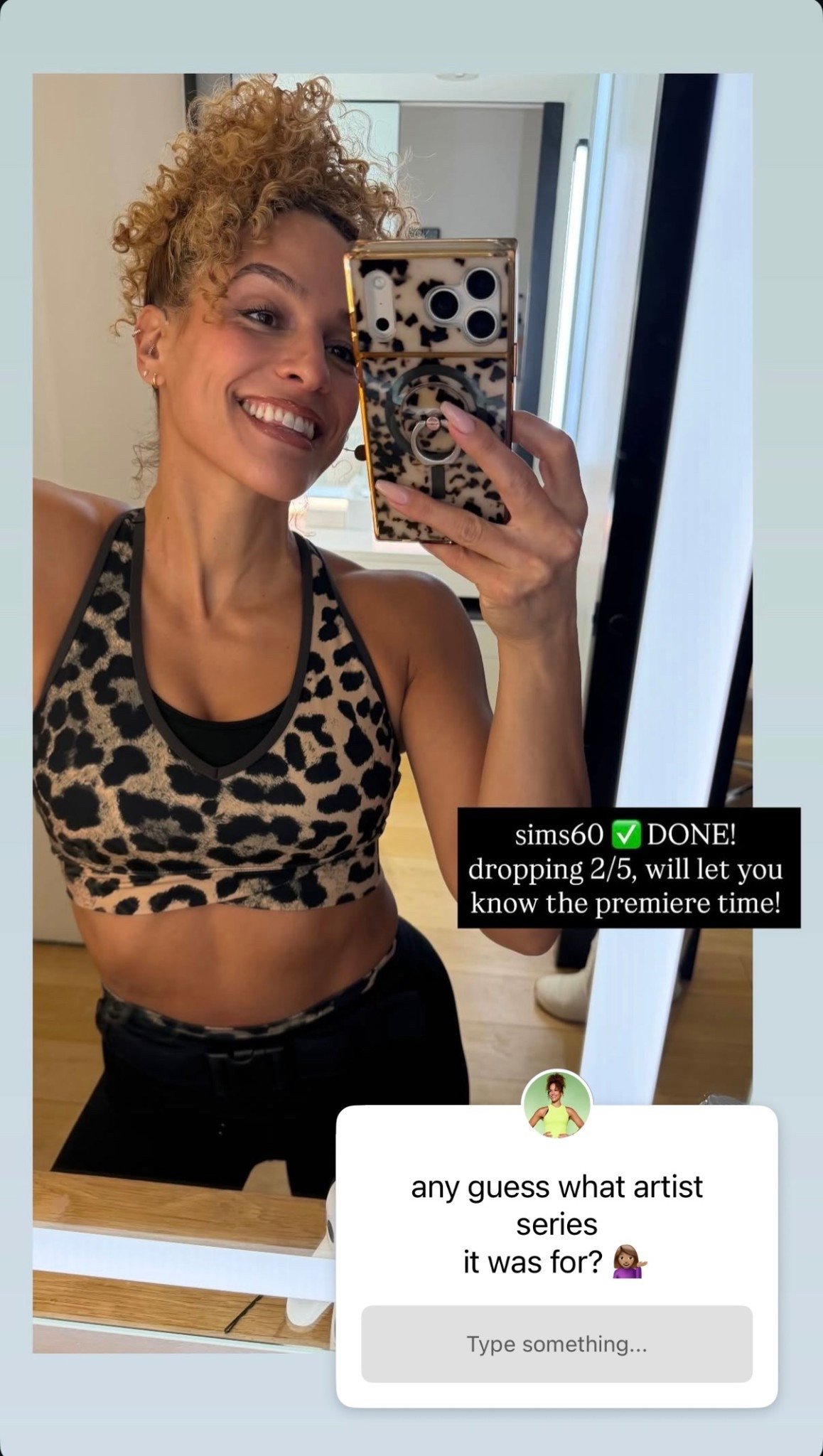 I’m wearing medium in both!