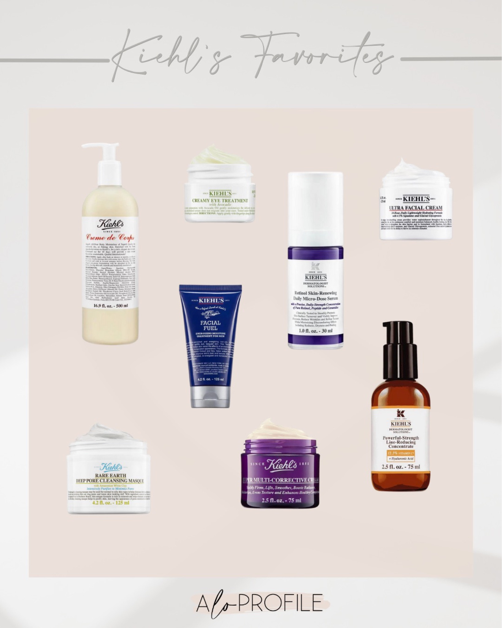 Some of my favorite Kiehl’s products! The lotion & avocado face mask have quickly become favorites because of how well they work. 

#LTKbeauty