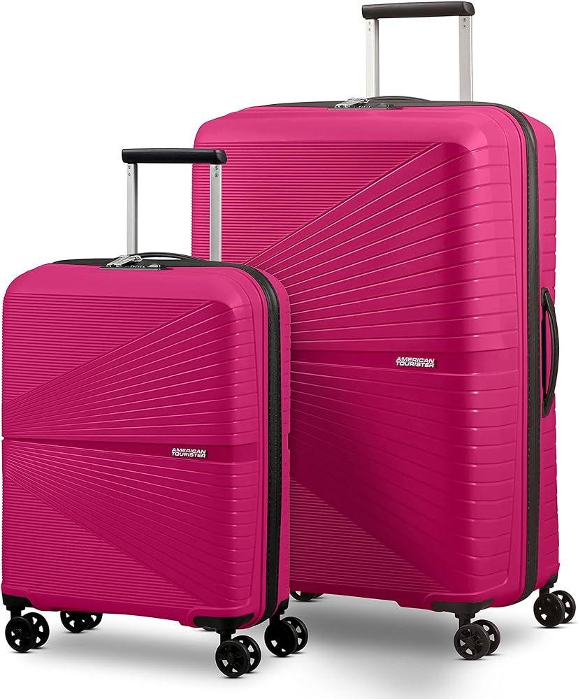 American Tourister Airconic Hardside Expandable Luggage with Spinners, Deep Orchid, 2PC SET (Carr... | Amazon (US)