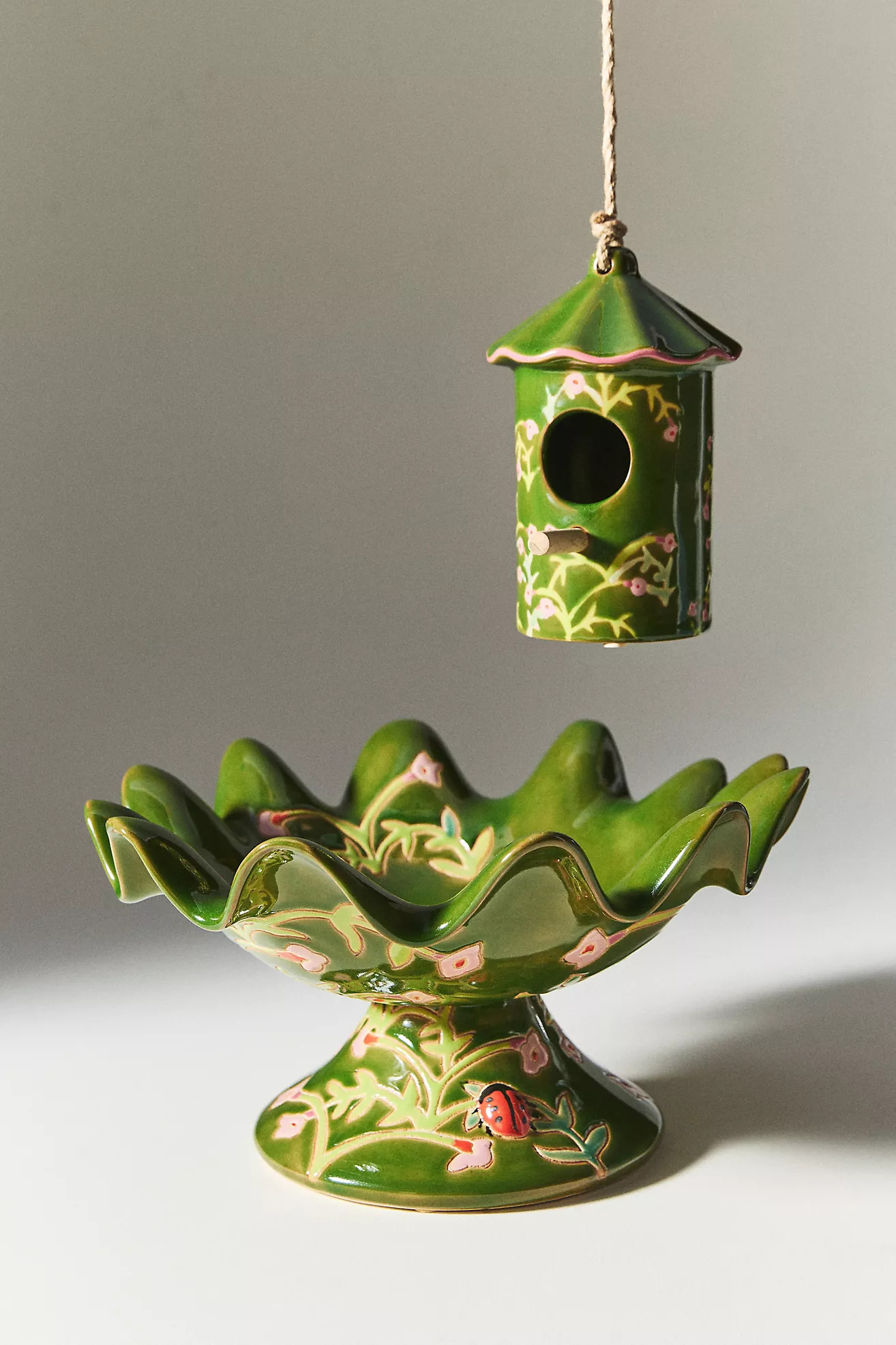 Floral Bird House | Anthropologie (US)