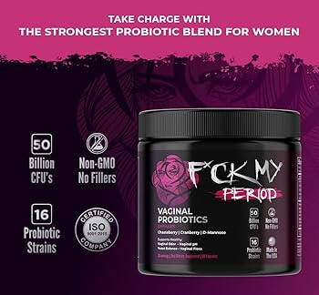FCK My Period Vaginal Probiotics for Women | Womens Period Probiotics Viginal Probiotic | Women... | Amazon (US)