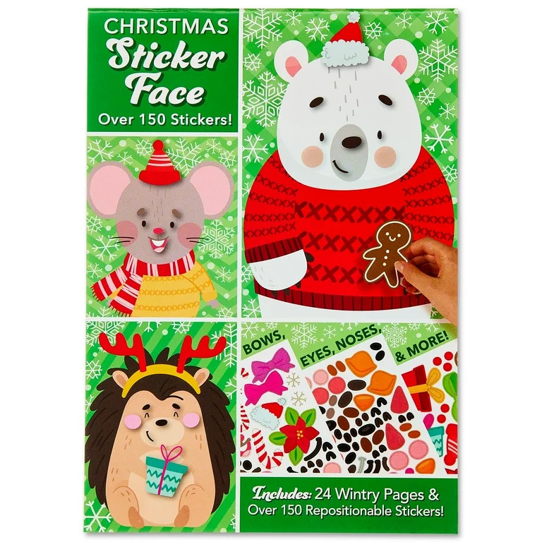 Bendon Polar Bear Holiday 24-page Sticker Activity Book, Paperback | Walmart (US)