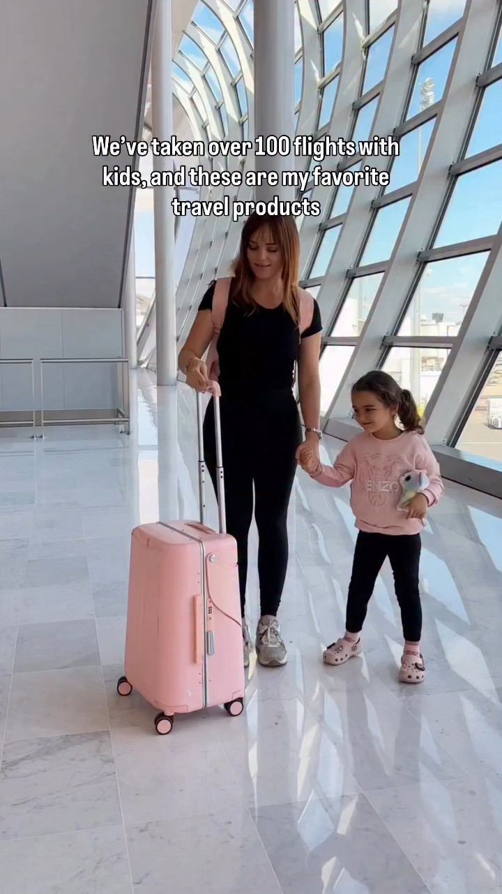 We’ve traveled a lot with our daughter, and here’s one thing I’ve learned: when you’re flying with kids, use every little thing that can make your life easier. Go prepared, make the trip as comfortable as possible for your child, and trust me… it makes your flight so much easier too 😅

Write “travel must-haves” and I’ll send you all the links — make sure you’re following us so the link arrives!

1. The ride-on carry-on
This little suitcase where kids can sit and ride has saved me SO many times. The quality is amazing and the design is super stable.
*I don’t recommend putting kids on regular suitcases they’re not made for that and they can fall. This one has a wider base and smooth wheels, actually designed for riding.

2. The inflatable airplane bed
I’ve used this on so many flights, and my daughter always sleeps comfortably for hours.
*Check the brand’s website (flyawaydesign . com) — they have a list of airlines that allow it. Not all airlines accept these, so it’s worth checking before you travel.

3. A compact travel stroller
Lightweight, easy to open (bonus points if you can do it one-handed!), and small enough to fit in the overhead bin.
*I’ve had a stroller damaged even when gate-checking it, and it was such a headache. If you travel often, a good travel stroller is truly worth it.

4. This simple seat extender + leg rest Takes almost no space, fits in your bag, and keeps kids’ legs comfortable the whole flight.
Also, I love this snack container  you can pack different snacks and kids stay busy pressing the button to switch compartments.

#travelhack #travelingwithkids #travelingwithbaby
