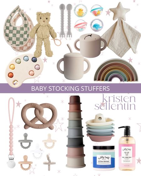 Stocking Stuffers for Baby 

#stockingstuffers #giftsforbaby #gifts #christmas #baby #babygift #stocking #christmasgifts 

#LTKHoliday #LTKbaby #LTKGiftGuide