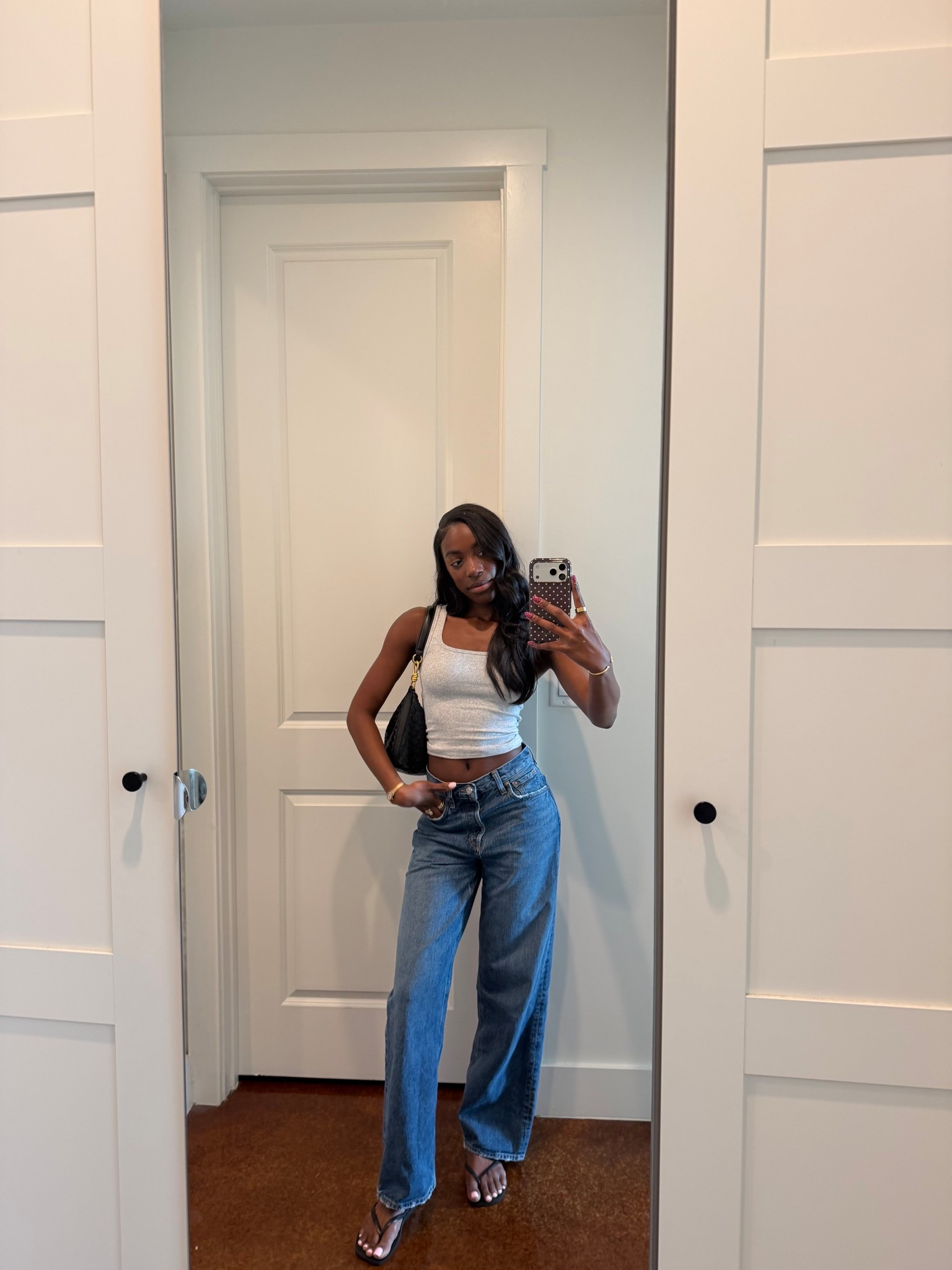 simple tee & jeans 👖🤍🫶🏾 my go to!! #simpleoutfit #basicoutfit 

#LTKTall #LTKootd #LTKgrwm