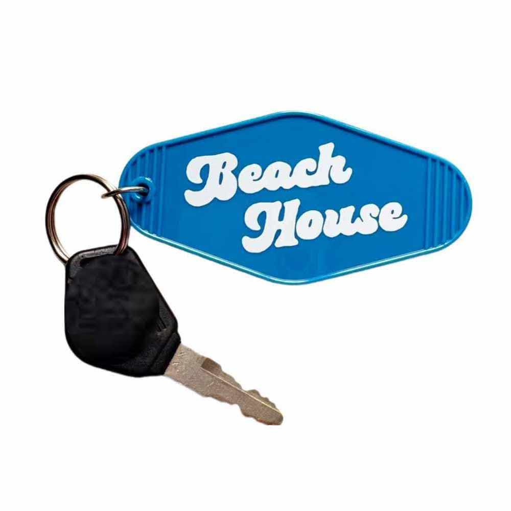 Beach House Keychain Motel Key Chain for Beach House Beach Lovers Vacation Home Key Rings | Amazon (US)