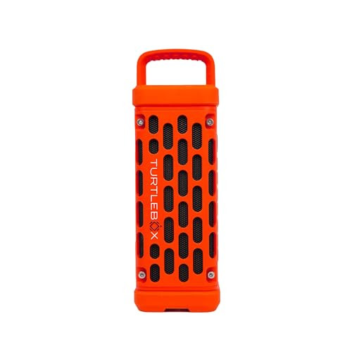 Turtlebox Ranger, Ultra-Portable Bluetooth Speaker, Waterproof, Orange | Amazon (US)
