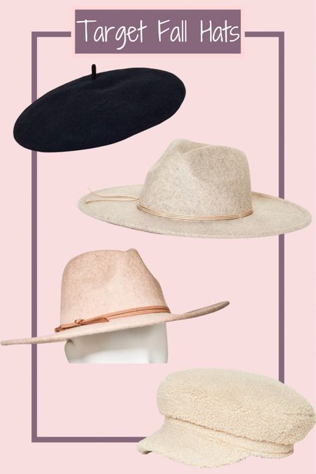 Target is one of my favorite places to get hats for the fall and winter. Here are some of my picks for this season!

#LTKfindsunder50 #LTKSeasonal #LTKGiftGuide