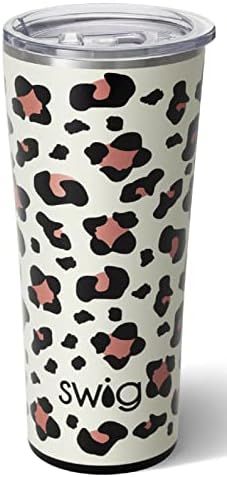 Swig Life 22oz Triple Insulated Stainless Steel Skinny Tumbler with Lid, Dishwasher Safe, Double Wal | Amazon (US)