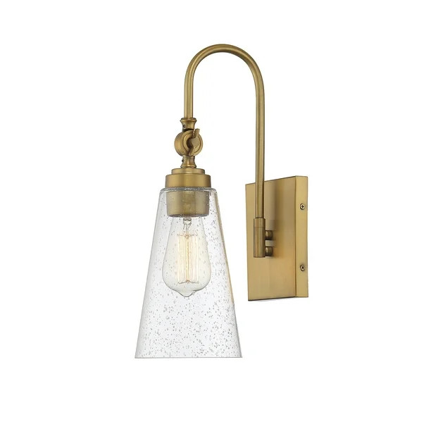 Savoy House 9-108-1-322 York Wall Sconce in Warm Brass (6" W x 16"H) | Walmart (US)