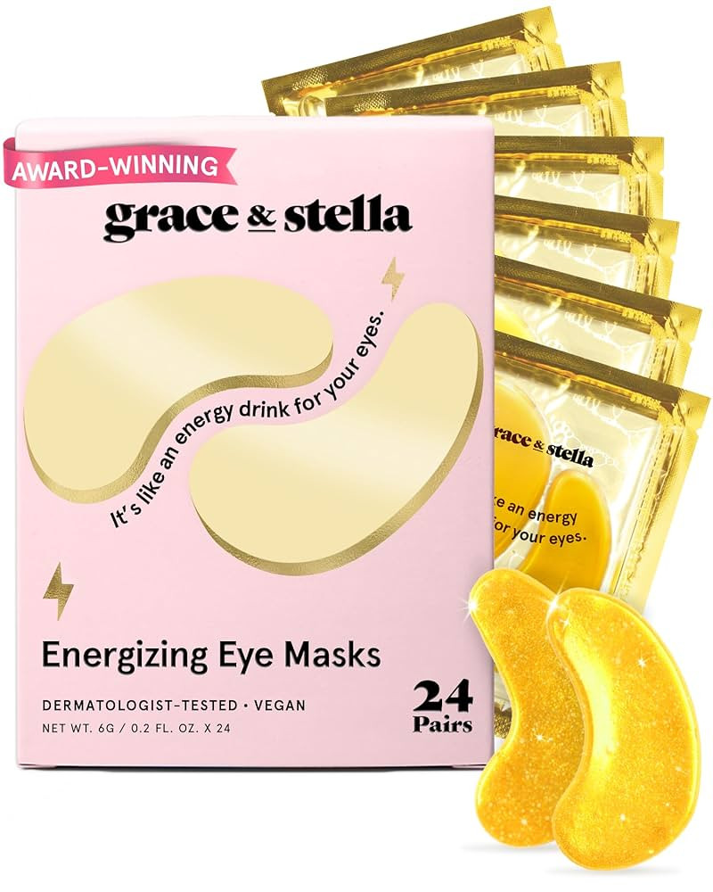 grace & stella Award Winning Under Eye Mask - Travel Essentials - Birthday Gifts for Women - Gel ... | Amazon (US)