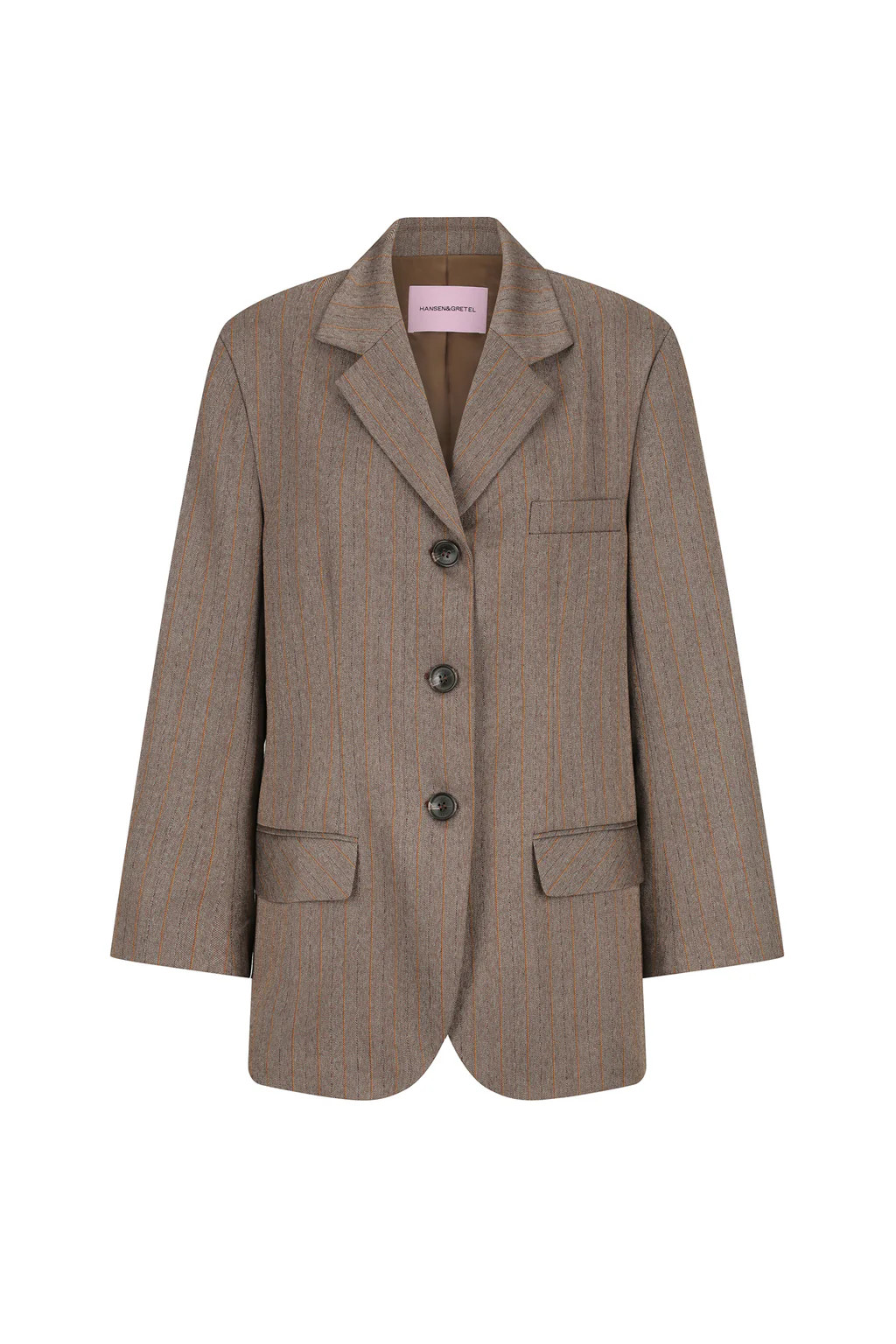 Harper Oversize Blazer Pinstripe | Hansen and Gretel