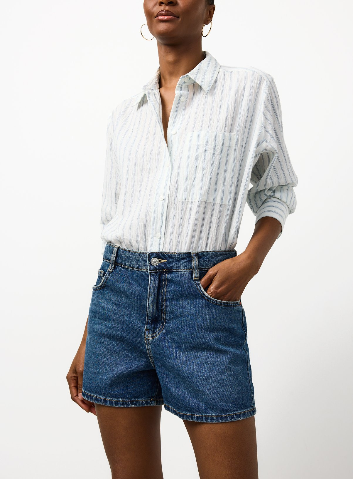Denim A Line Shorts | Tu Clothing