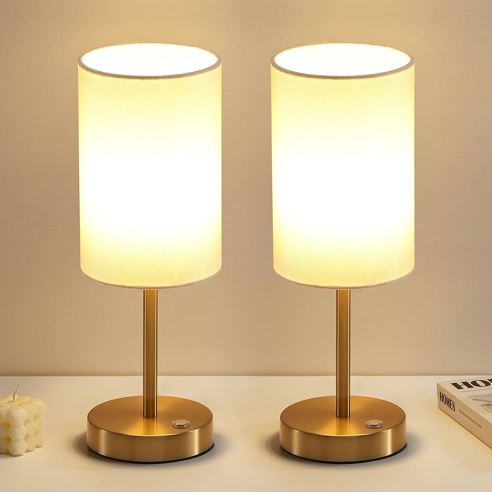 KDG Simple Cordless Table lamp, Portable Bedside 5000mAh LED Desk Lamp, 3 Brightness Levels Emerg... | Amazon (US)