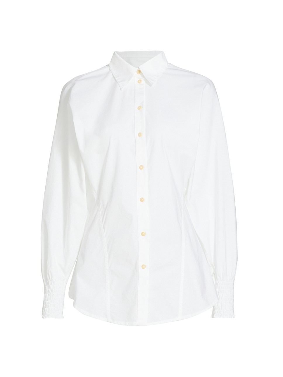Orient Smocked Peplum Shirt | Saks Fifth Avenue