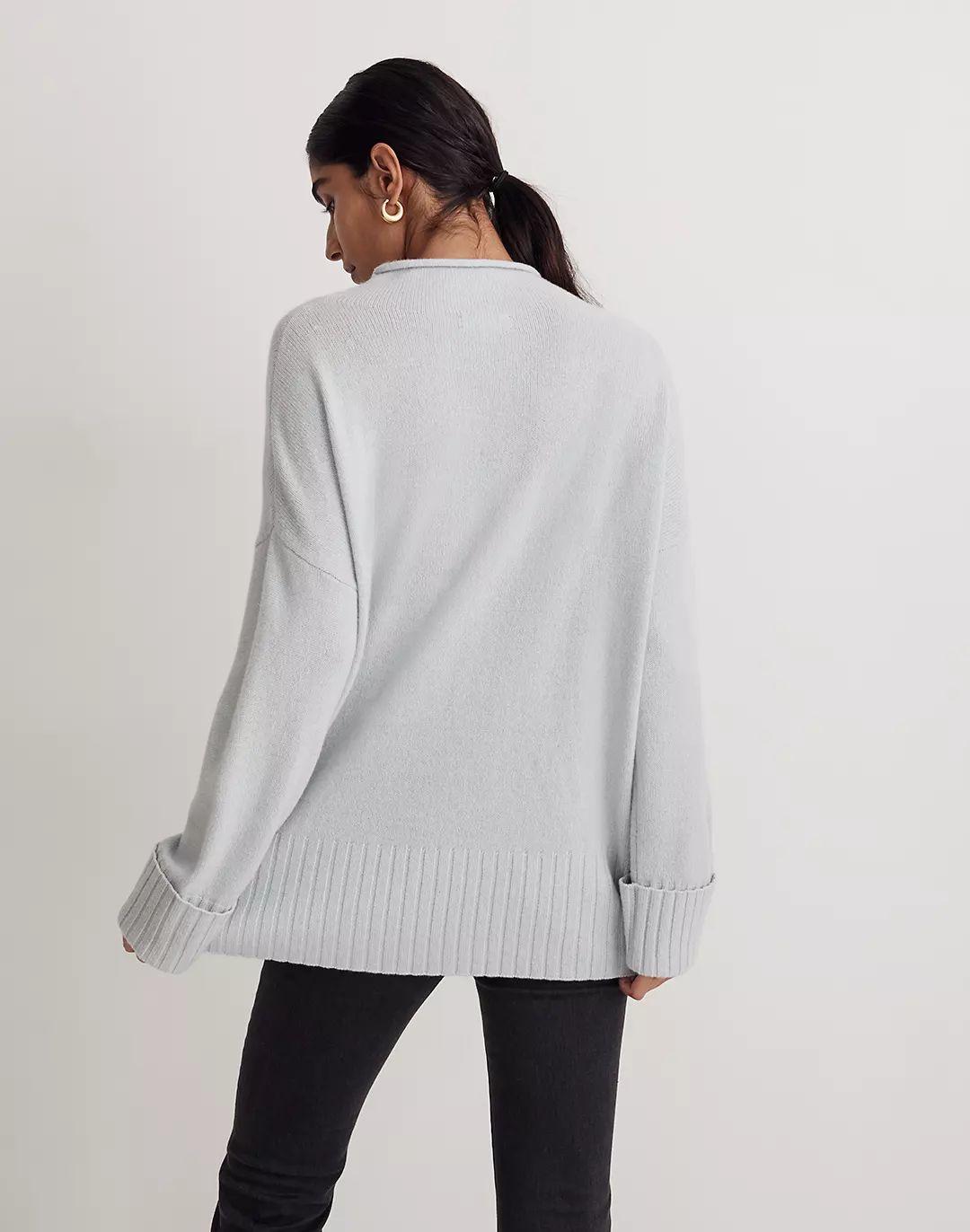 (Re)sourced Cashmere Mockneck Pullover Sweater | Madewell