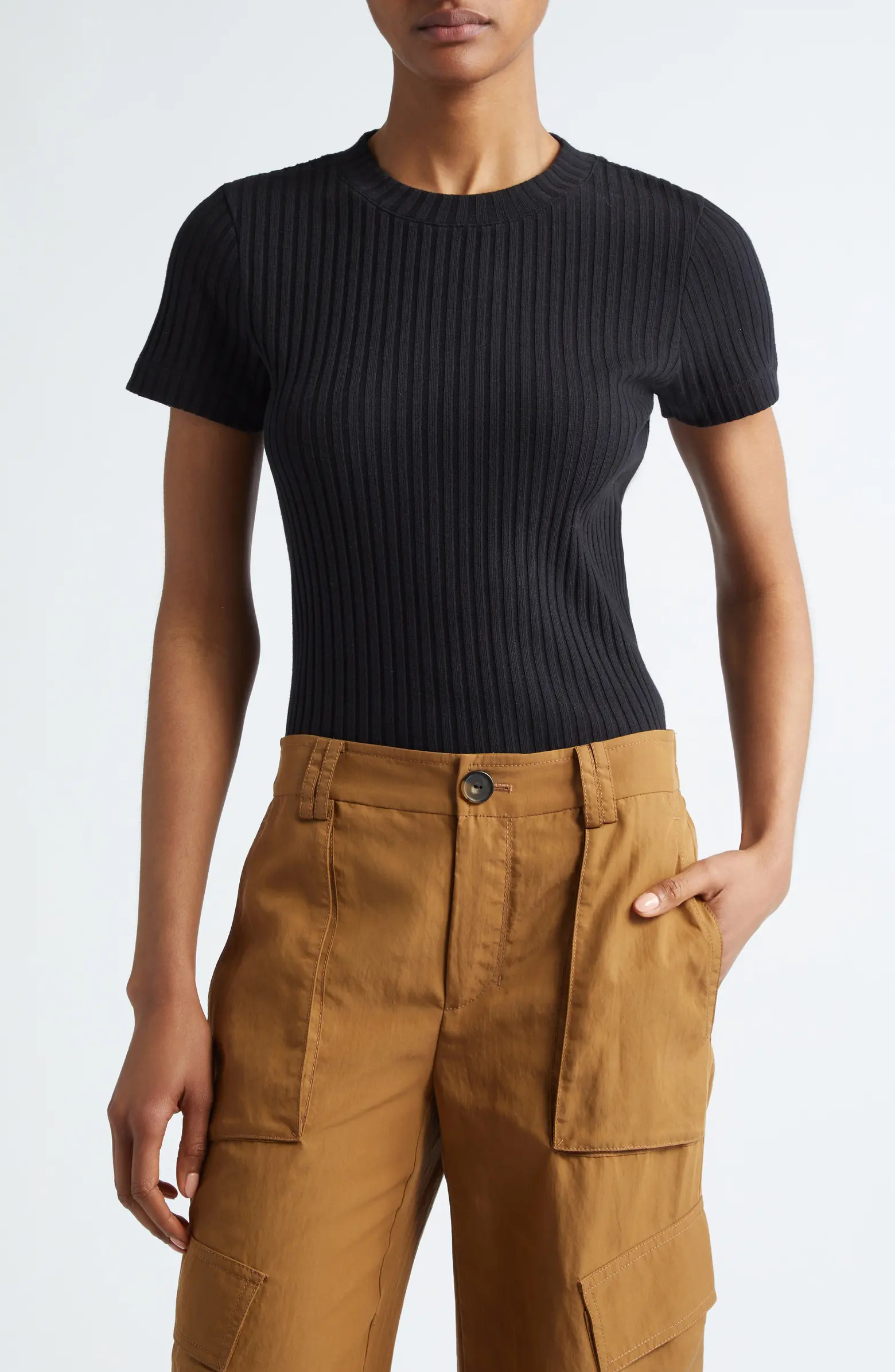 Vince Rib Crewneck Top | Nordstrom | Nordstrom