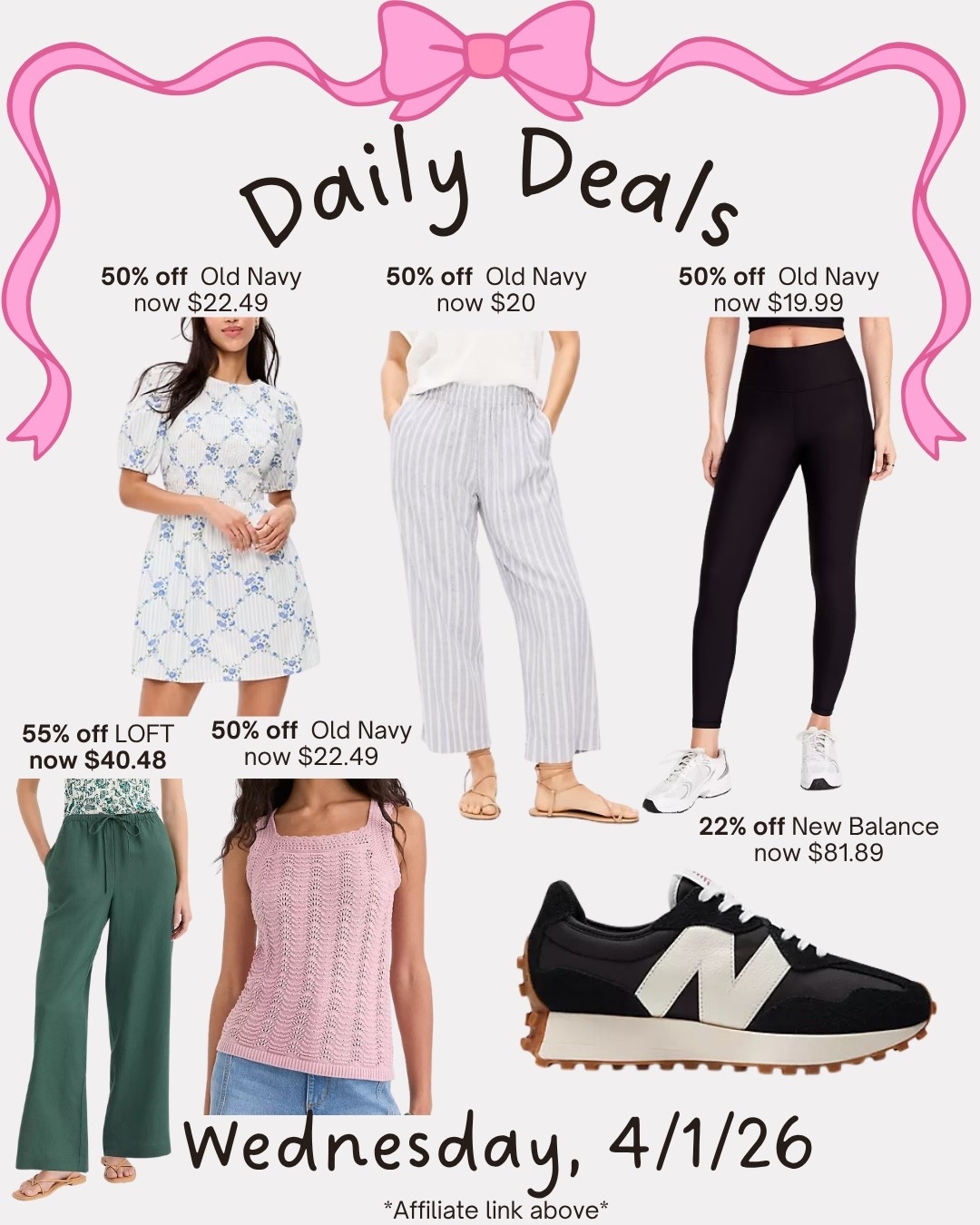 Daily deals 

#LTKSaleAlert #LTKMidsize #LTKSeasonal