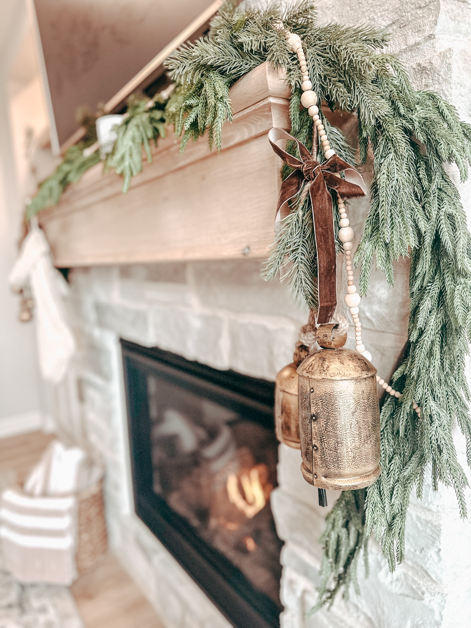 Add a touch of garland to get into the festive spirit in your home 

#LTKSeasonal #LTKHoliday #LTKhome